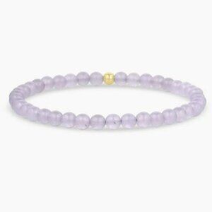 Gorjana Lavender Jade & Gold Carter Bracelet